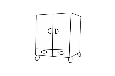 柜简笔画完成图
