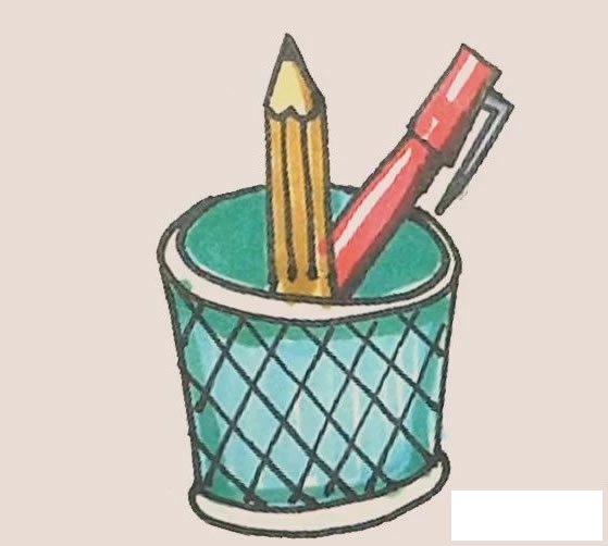 笔筒简笔画