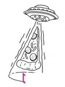 UFO儿童卡通简笔画