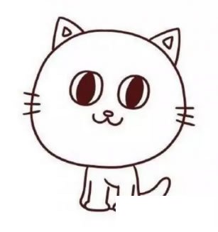 小猫简笔画图片