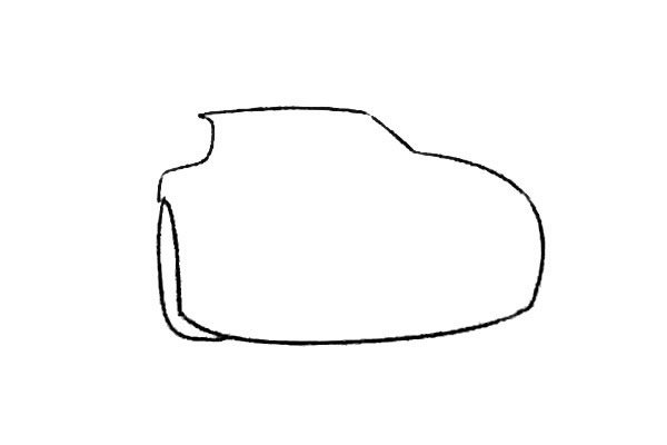 跑车简笔画