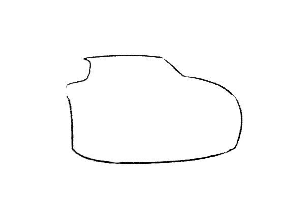跑车简笔画