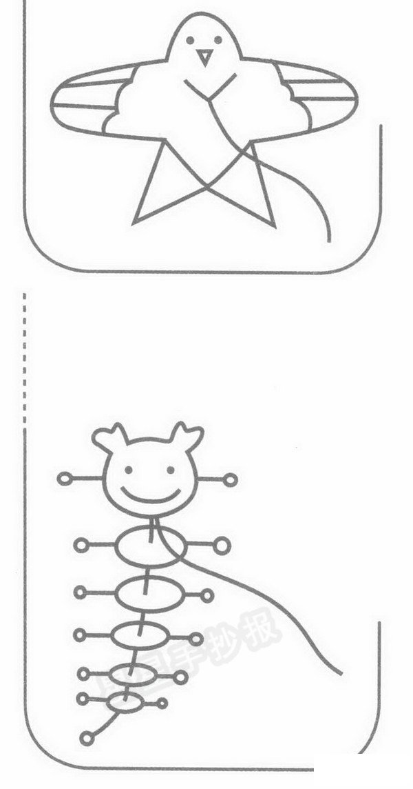 风筝简笔画