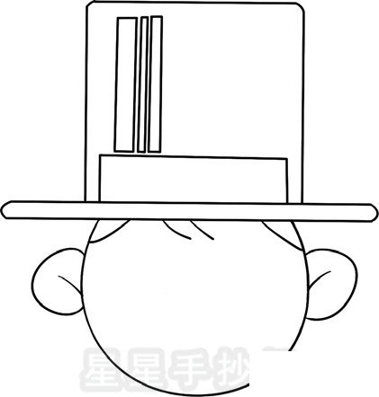 小绅士简笔画