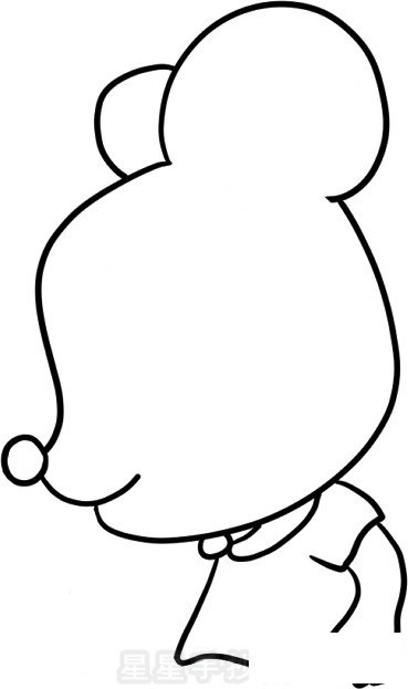 小老鼠简笔画