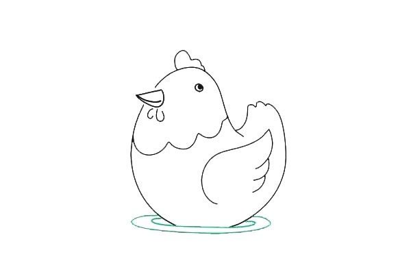 母鸡简笔画