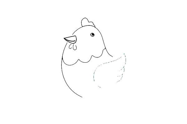 母鸡简笔画