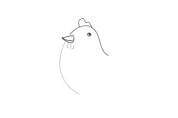 母鸡简笔画