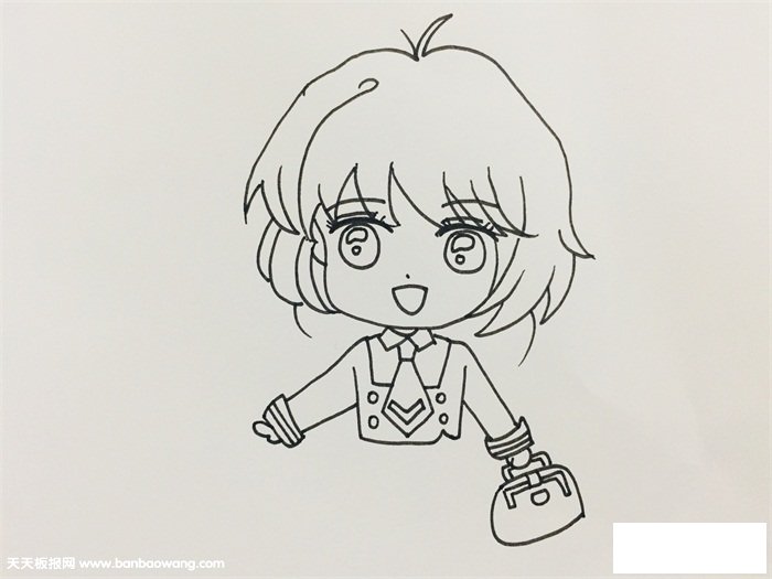 百变小樱简笔画步骤