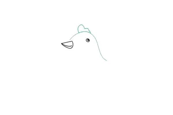 母鸡简笔画