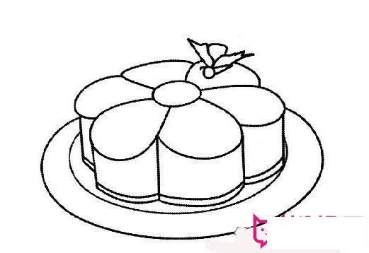 中秋节月饼简笔画，月饼怎么画