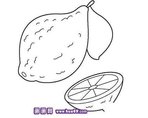 小甜瓜的简笔画