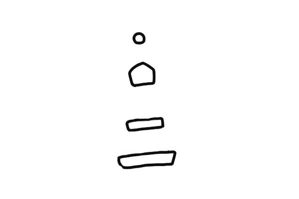 埃菲尔铁塔简笔画