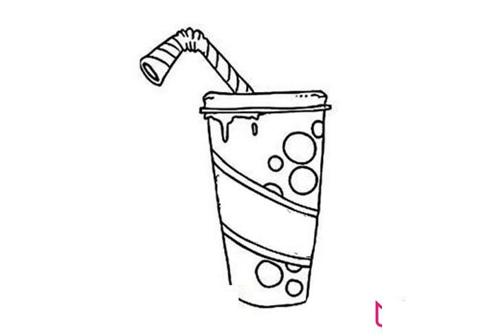 简单的可乐简笔画