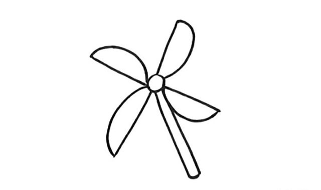 风车简笔画