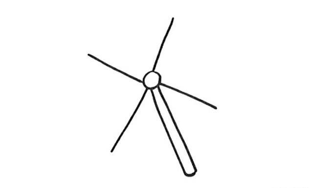 风车简笔画