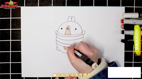 土豆兔简笔画