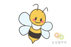 一分钟学蜜蜂简笔画图片