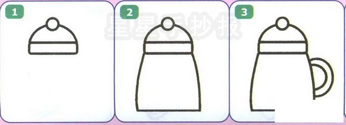 烧水壶简笔画