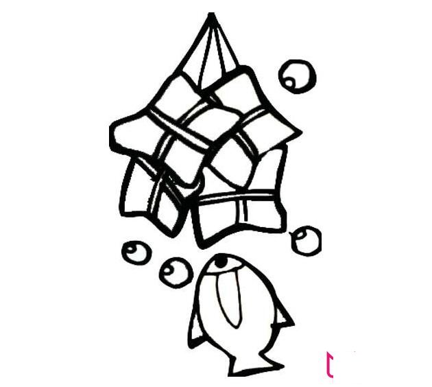 简单的粽子简笔画大全，端午节吃粽子啦