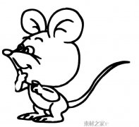 可爱小老鼠简笔画图片大全