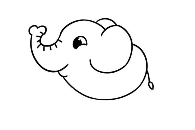 大象简笔画