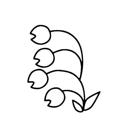铃兰花的画法6