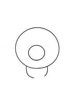小熊简笔画步骤