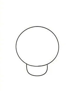 小熊简笔画