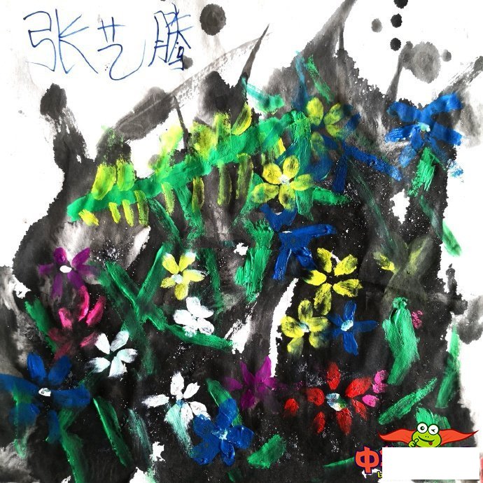 儿童画画图片大全超简单，美丽的小花们