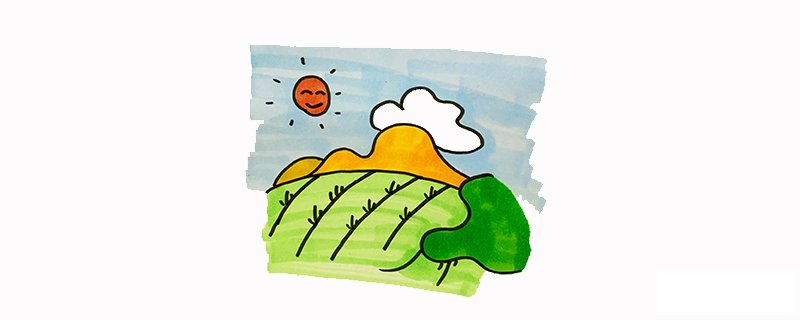 稻田怎么画