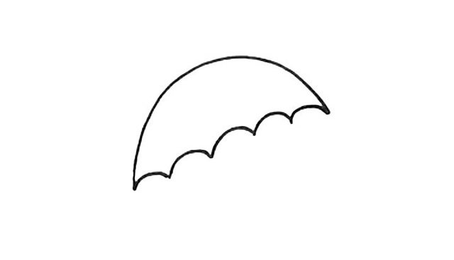 雨伞简笔画