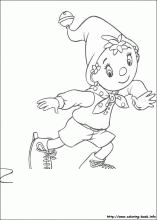 小女孩在溜冰简笔画