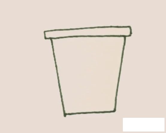 垃圾桶简笔画