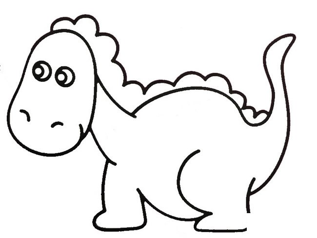 尼日尔龙简笔画