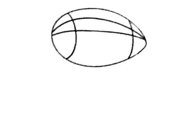 热气球飞行船/飞艇简笔画