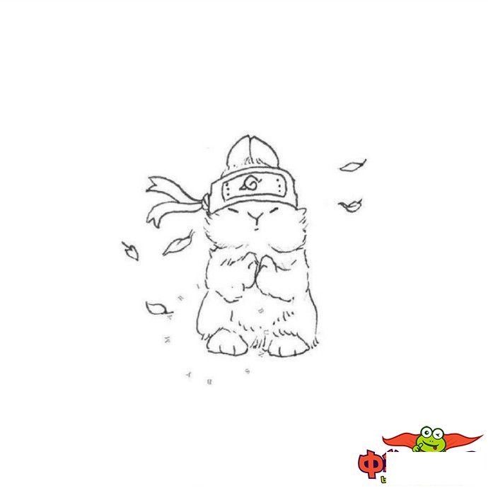 小白兔简笔画图片大全可爱，卡通可爱小白兔简笔画