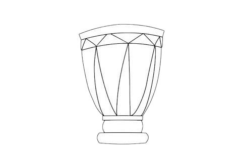 玩具鼓简笔画图片大全作品二