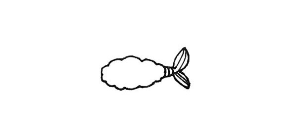 炸虾简笔画