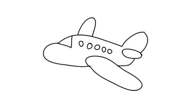 飞机简笔画