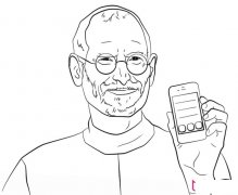 乔布斯简笔画