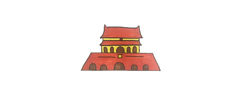 北京天安怎么画漂亮