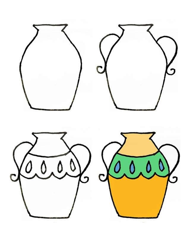 花瓶简笔画