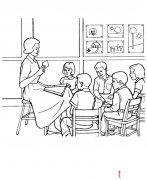 美术老师简笔画