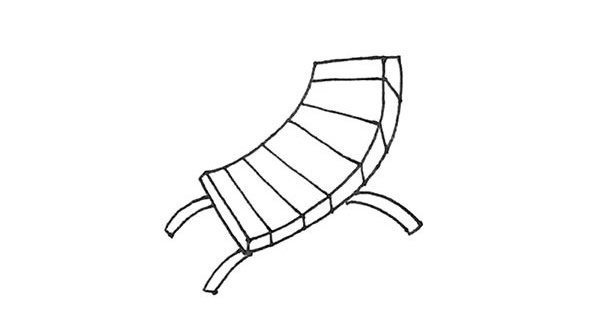 沙滩椅简笔画