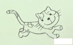 动物简笔画:画猫咪简单可爱