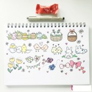 可爱的动物简笔画大全，各种小鸡兔子简笔画