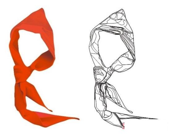  红领巾的画法简笔画教程涂颜色