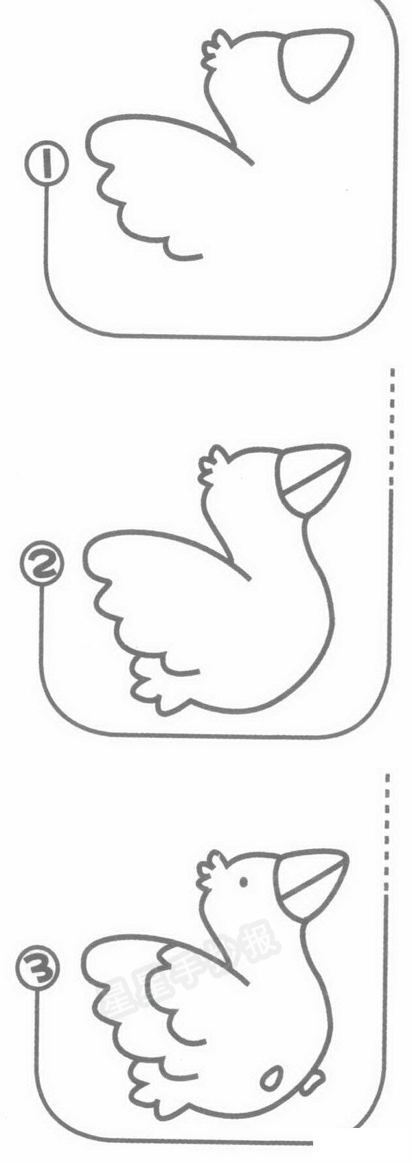乌鸦简笔画
