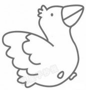 乌鸦宝宝简笔画